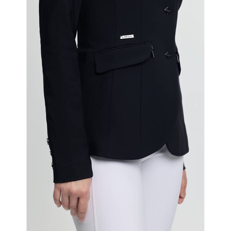 LeMieux Ladies Tall Dynamique Show Jacket - Black-3
