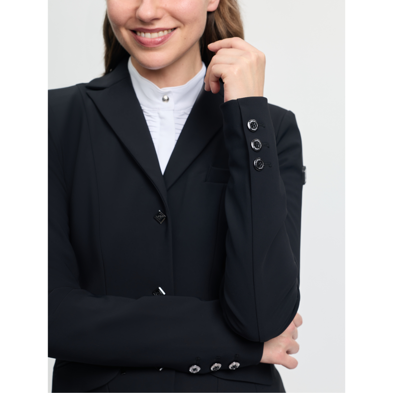 LeMieux Ladies Tall Dynamique Show Jacket - Black-6
