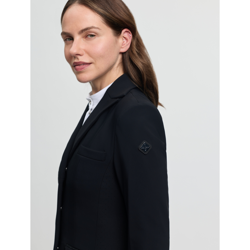 LeMieux Ladies Tall Dynamique Show Jacket - Black-7