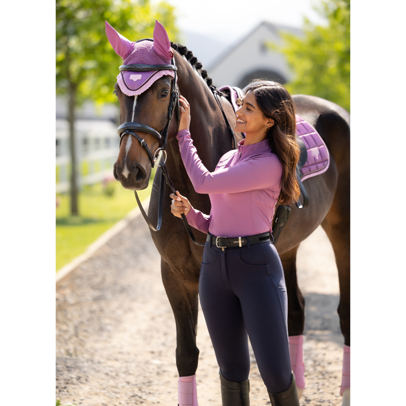 LeMieux Ladies Airflow Long Sleeve Base Layer - Mallow-9