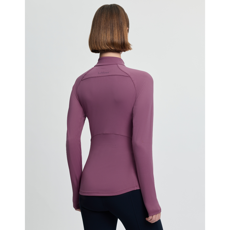 LeMieux Ladies Airflow Long Sleeve Base Layer - Mallow-3