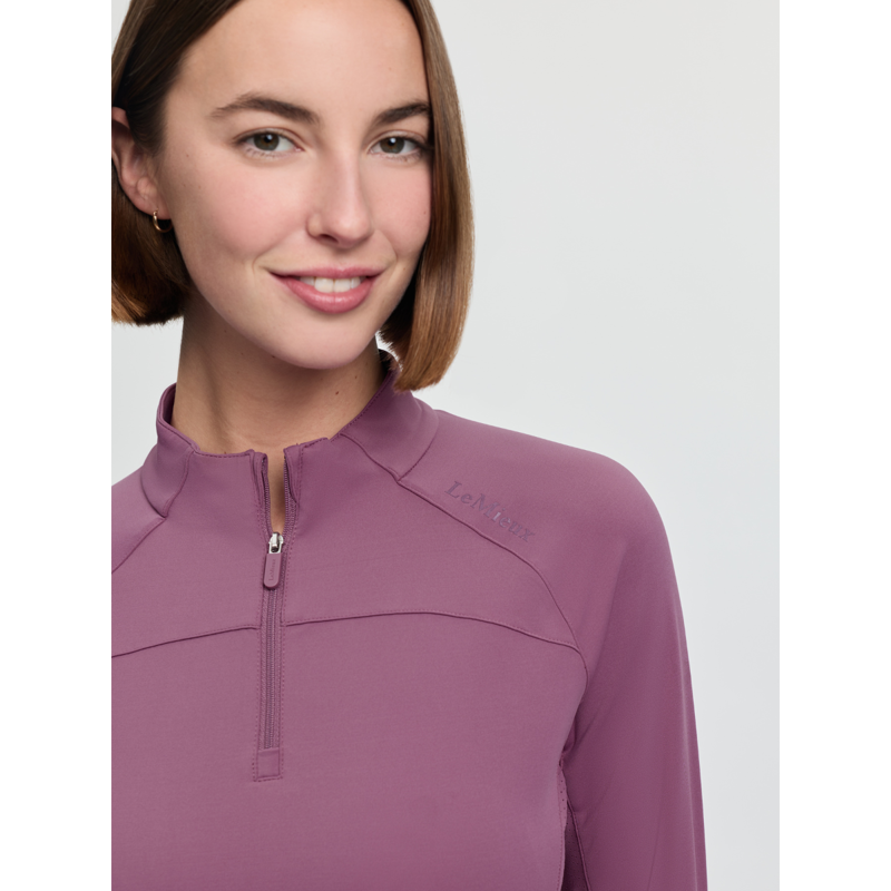 LeMieux Ladies Airflow Long Sleeve Base Layer - Mallow-6