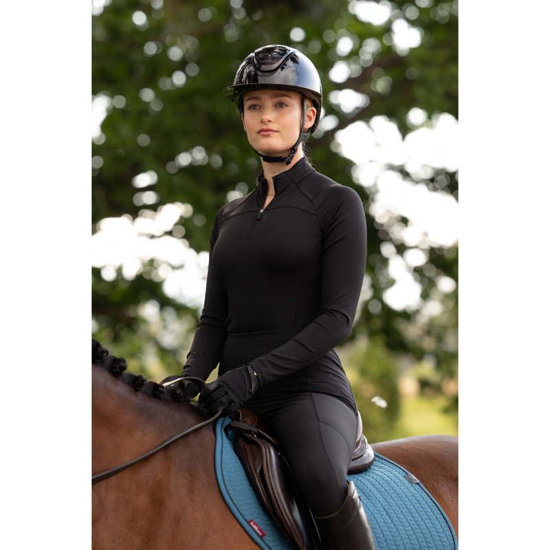LeMieux Ladies Airflow Long Sleeve Base Layer - Black-5