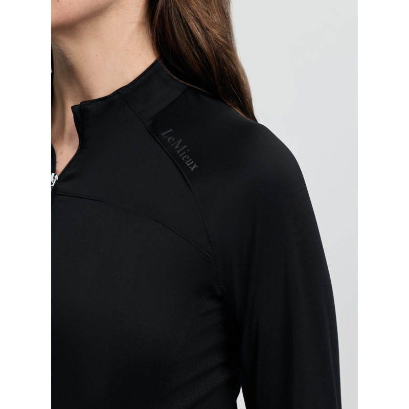 LeMieux Ladies Airflow Long Sleeve Base Layer - Black-4