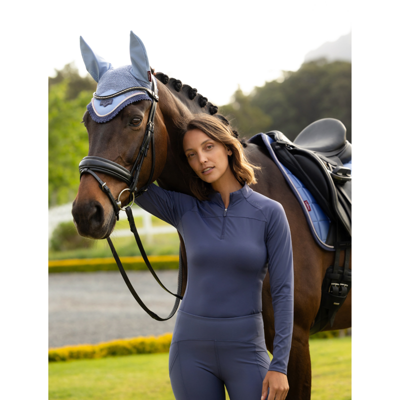 LeMieux Ladies Airflow Long Sleeve Base Layer - Shadow-4