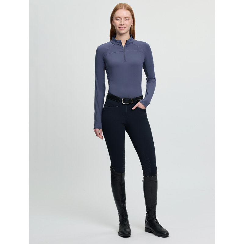 LeMieux Ladies Airflow Long Sleeve Base Layer - Shadow-8