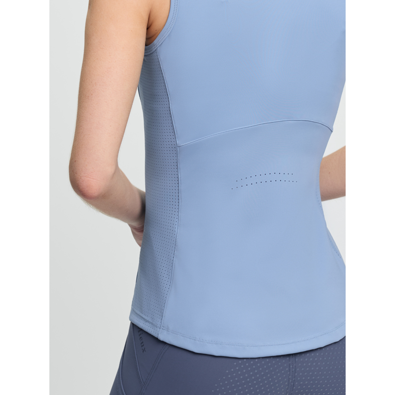 LeMieux Ladies Airflow Sleeveless Base Layer - Powder Blue-4