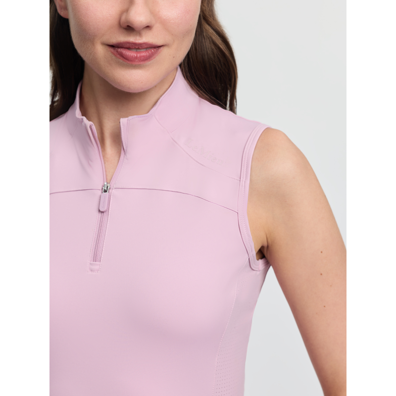 LeMieux Ladies Airflow Sleeveless Base Layer - Fondant-4