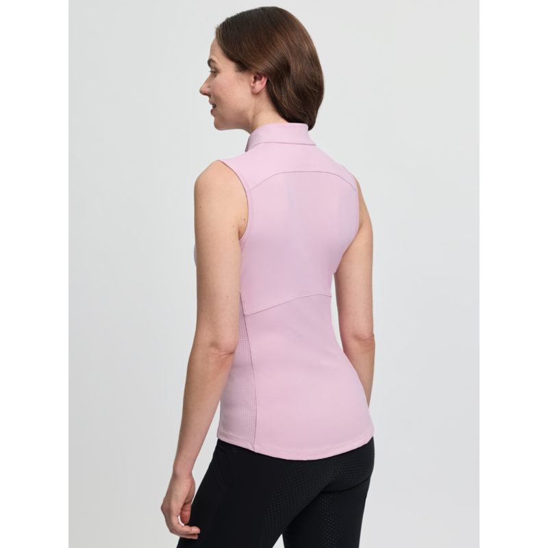 LeMieux Ladies Airflow Sleeveless Base Layer - Fondant-3