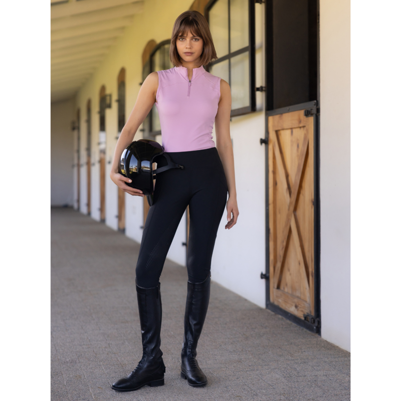 LeMieux Ladies Airflow Sleeveless Base Layer - Fondant-8