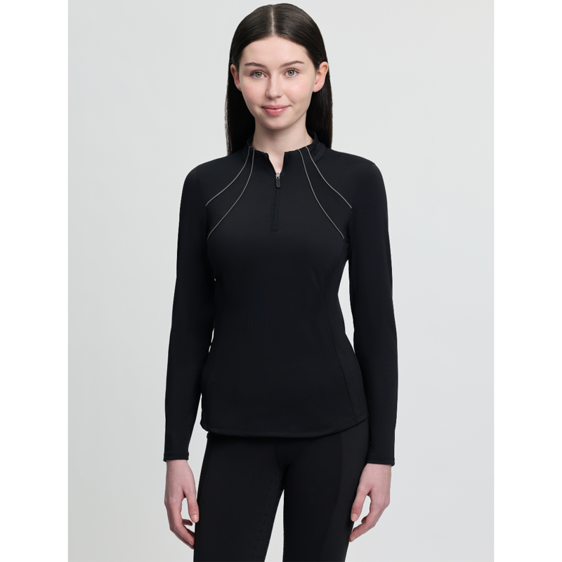 LeMieux Young Rider Airflow Base Layer - Black-2