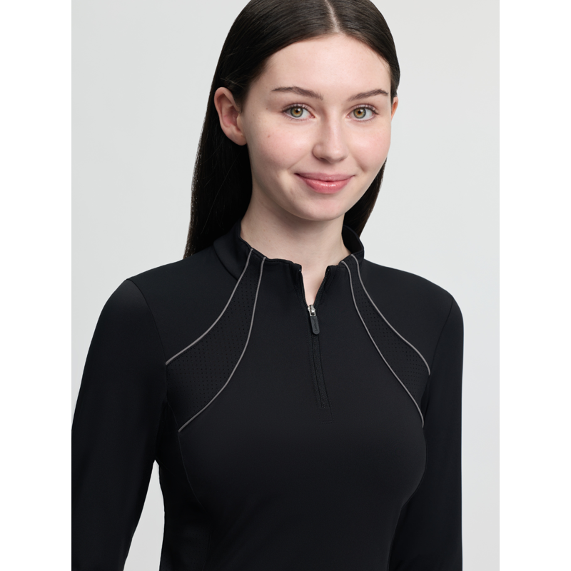 LeMieux Young Rider Airflow Base Layer - Black-5