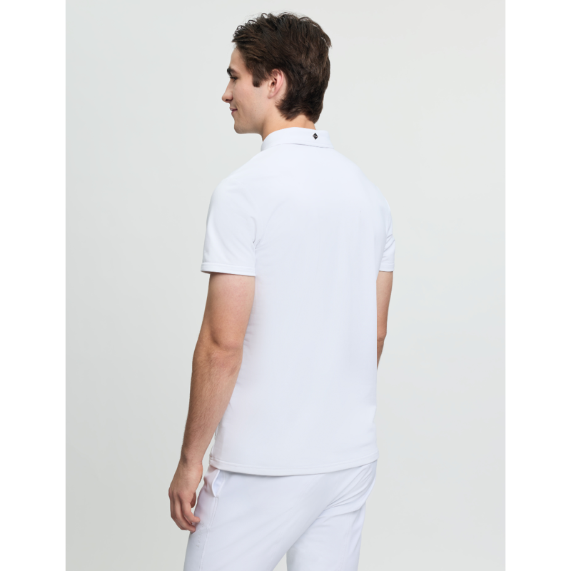 LeMieux Men's Short Sleeve Competition Shirt - White-2