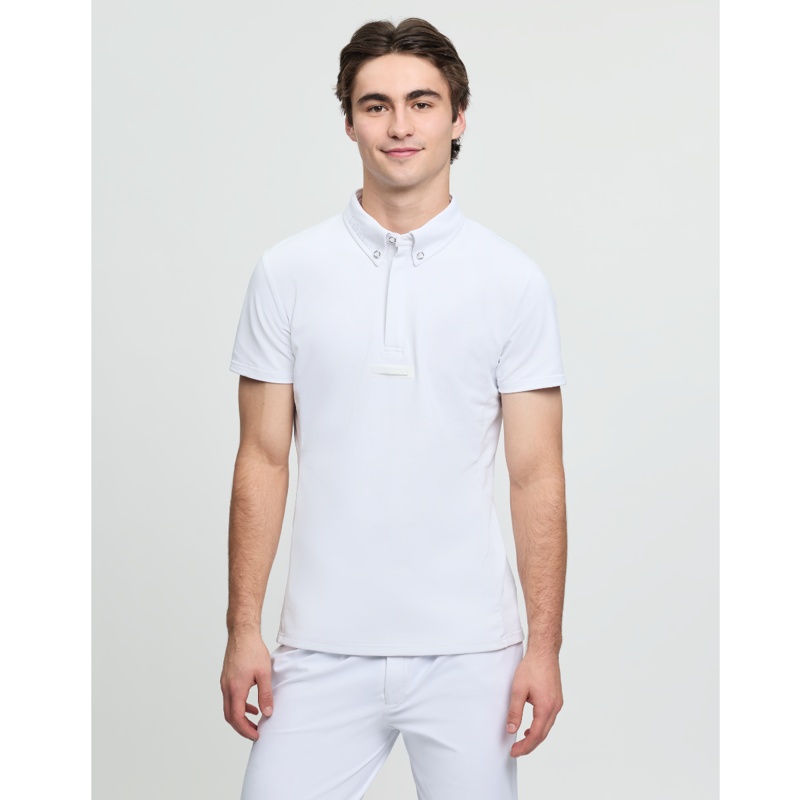 LeMieux Men's Short Sleeve Competition Shirt - White-1
