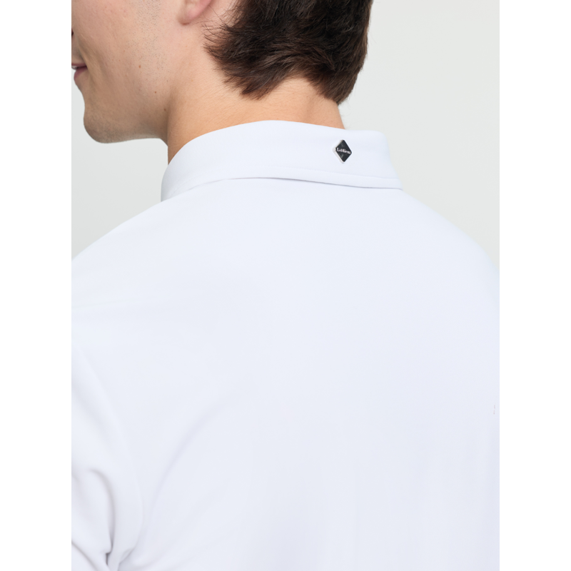 LeMieux Men's Short Sleeve Competition Shirt - White-5