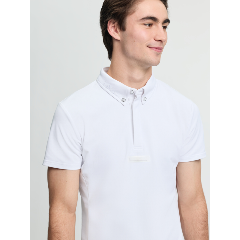 LeMieux Men's Short Sleeve Competition Shirt - White-6