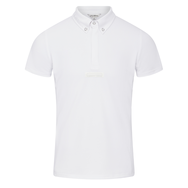 LeMieux Men's Short Sleeve Competition Shirt - White