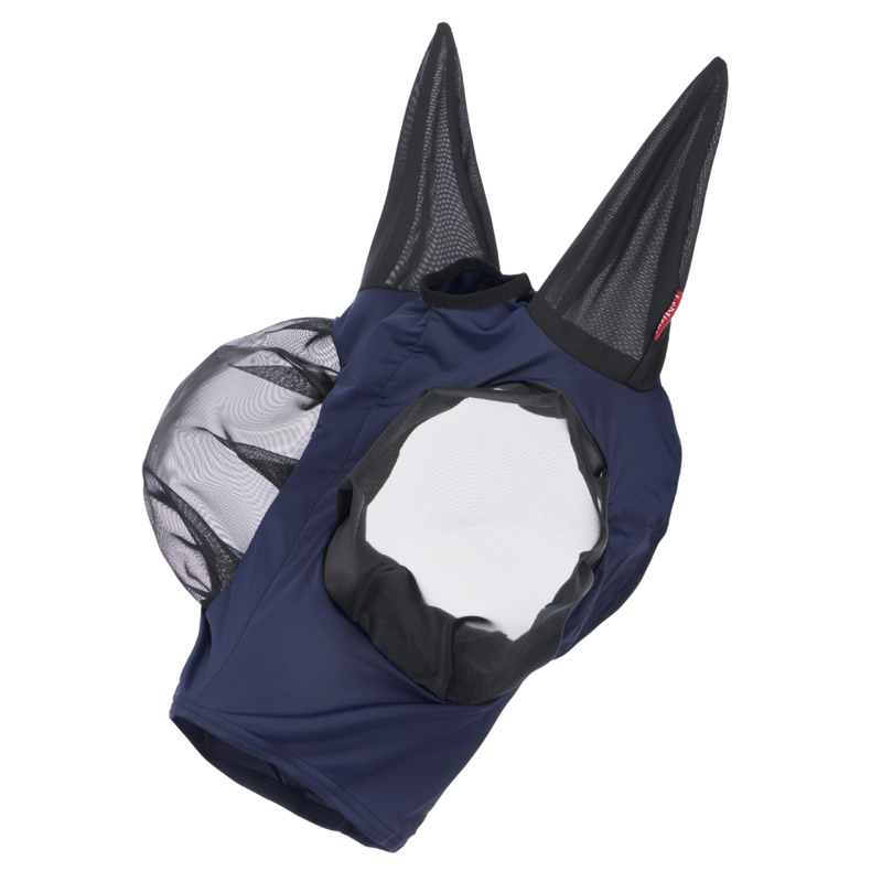 LeMieux Bug Relief Half Fly Mask - Navy-1