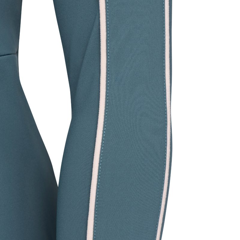 Aubrion Equestrian Young Rider Long Sleeve Base Layer - Thyme-4