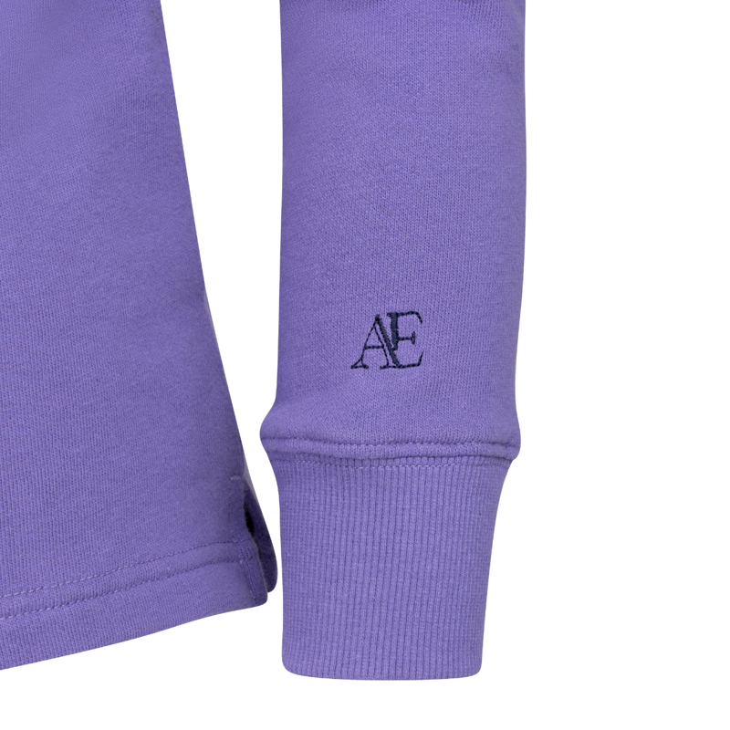 Aubrion Equestrian Young Rider Button Sweatshirt - Midnight/Heather-4