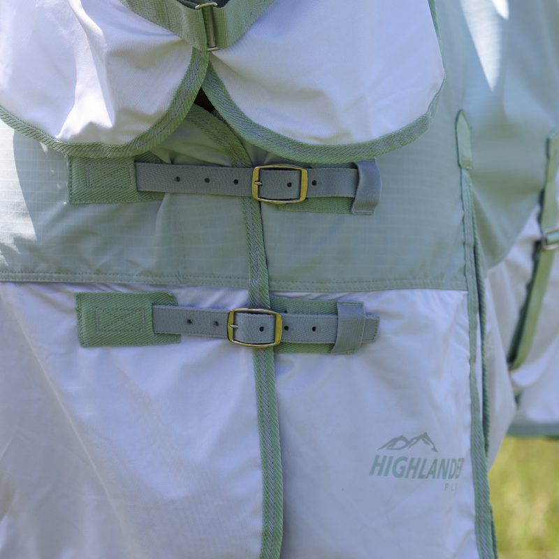 Shires Highlander Plus Waterproof Fly Rug - Sage-4
