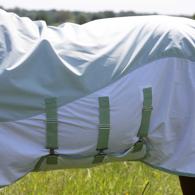 Shires Highlander Plus Waterproof Fly Rug - Sage-1