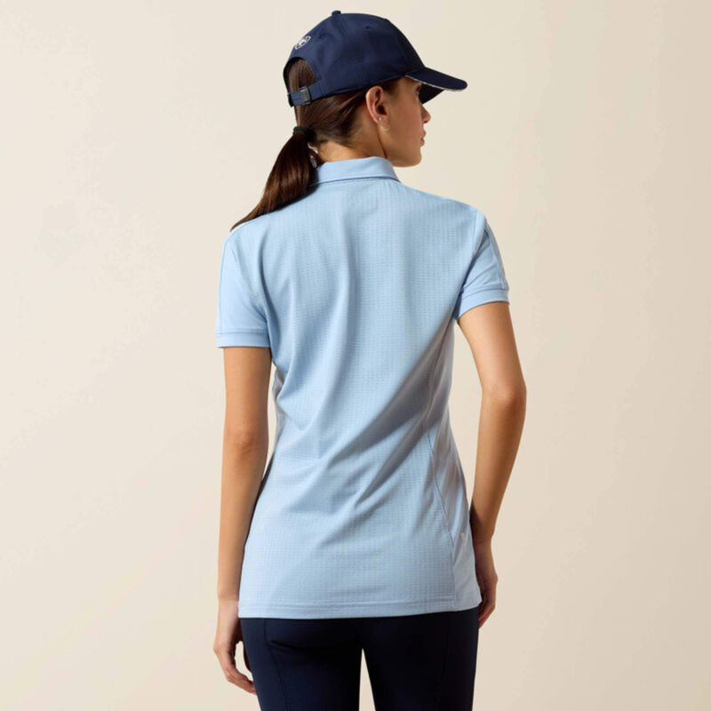 Ariat Women's Bandera 1/4 Zip Polo - St Tropez-1