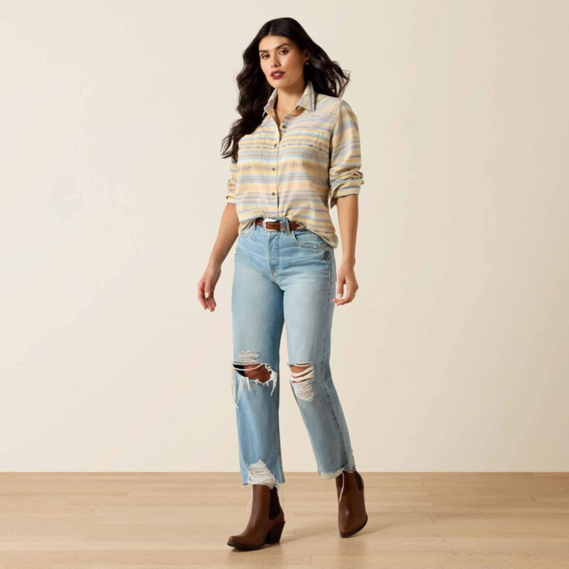 Ariat Women's Billie Jean Shirt - Sunrise Serape-2