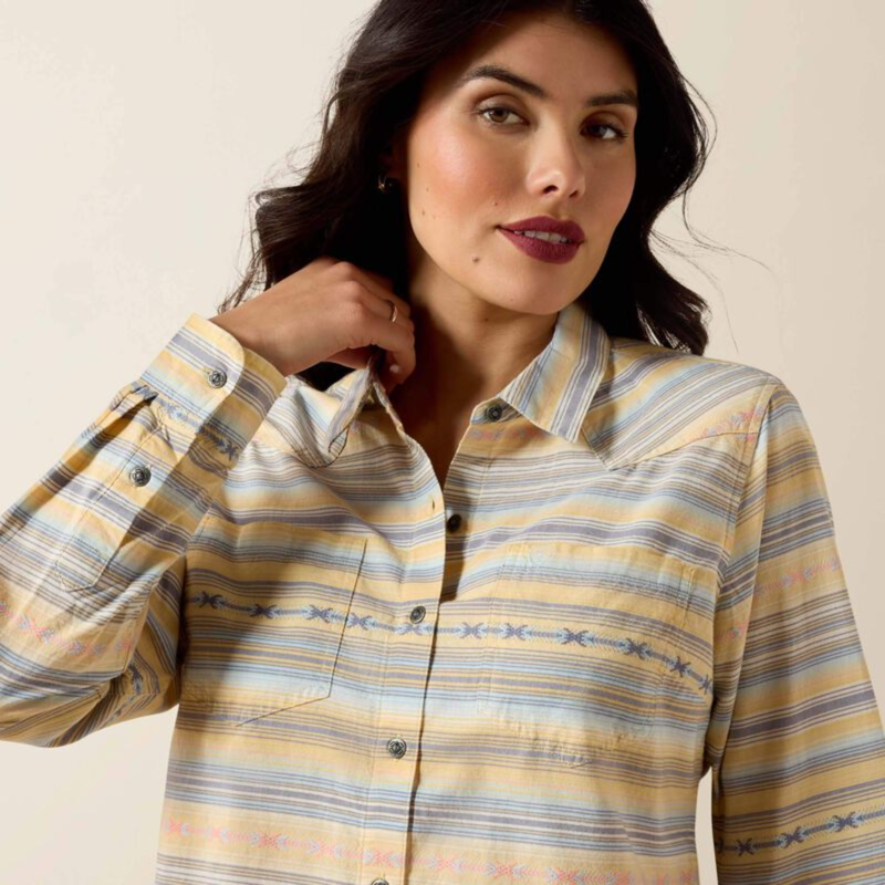 Ariat Women's Billie Jean Shirt - Sunrise Serape-3