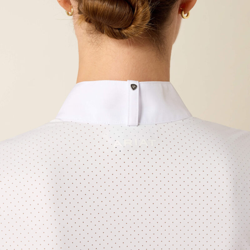 Ariat Women's Breathe Show Shirt - White-4