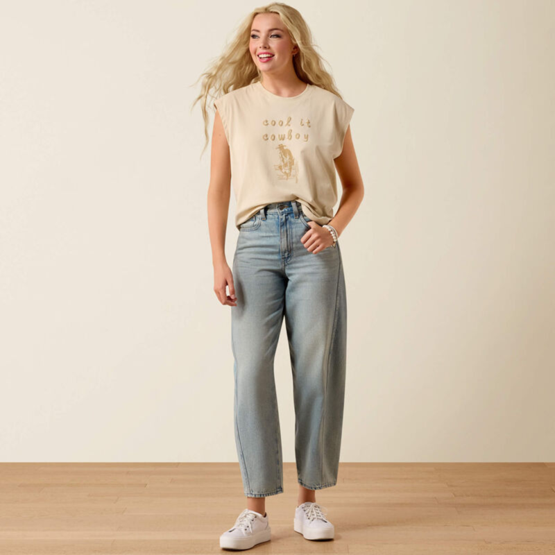Ariat Women's Cool It T-Shirt - Oyster Grey-2