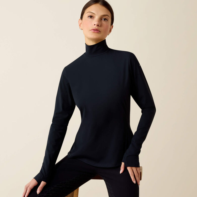Ariat Women's SolVeil Base Layer - Black-5