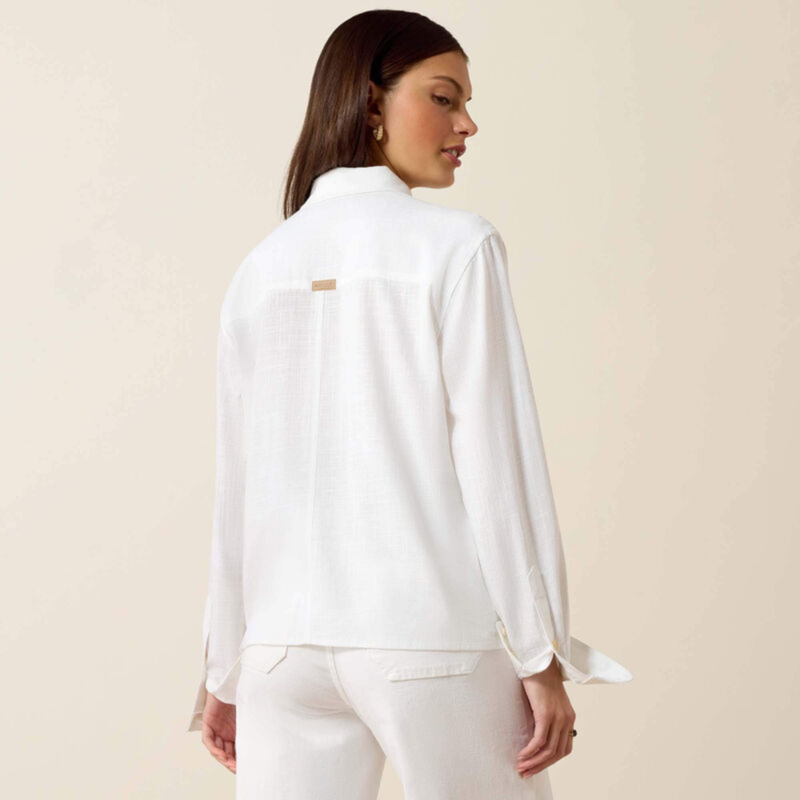 Ariat Women's Rudford Shirt - White-1