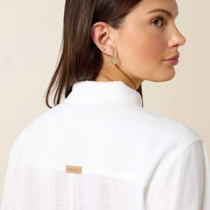 Ariat Women's Rudford Shirt - White-3