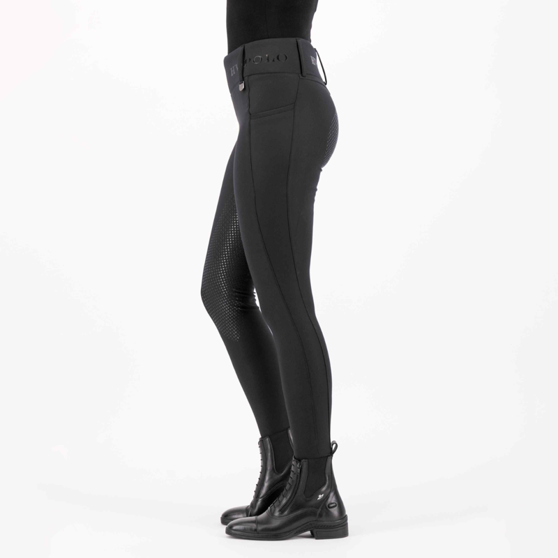 HV Polo Children's Favourite Full Grip Riding Tights - Black-6