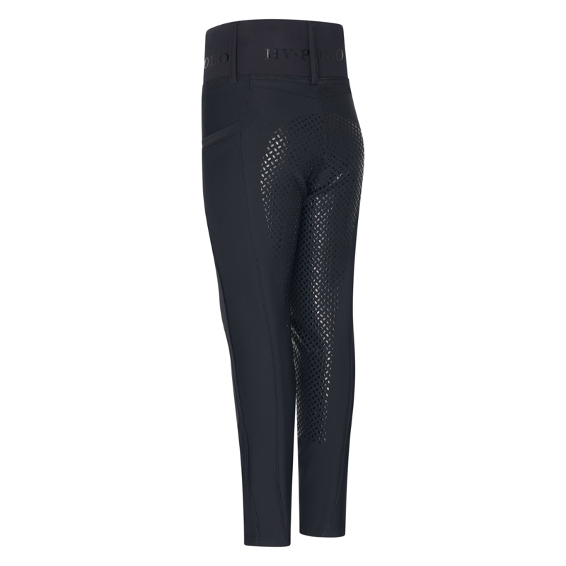 HV Polo Children's Favourite Full Grip Riding Tights - Black-5