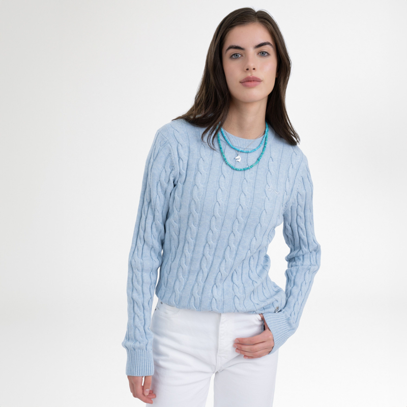 HV Polo Ladies Tally Pullover - Powder Blue-3
