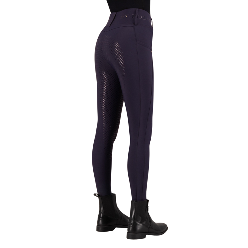 HV Polo Ladies Favourite Full Grip Riding Tights - Navy-1