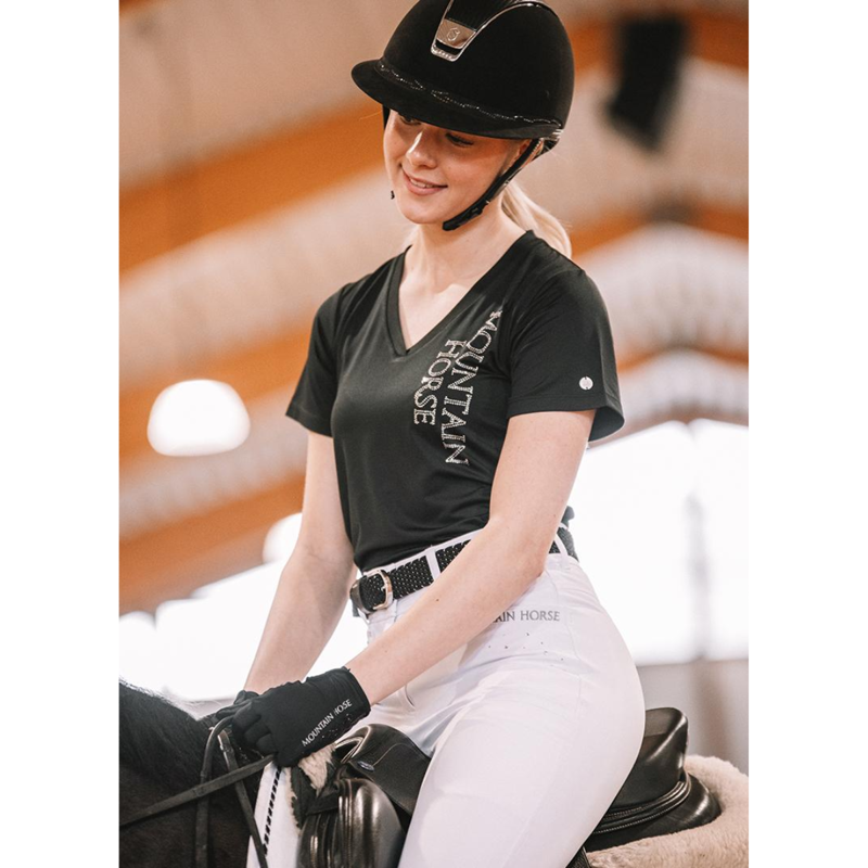 Mountain Horse Ladies Action T-shirt - Black-2