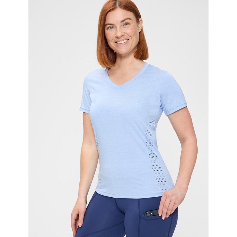 Mountain Horse Ladies Aztec T-shirt - Blue-2