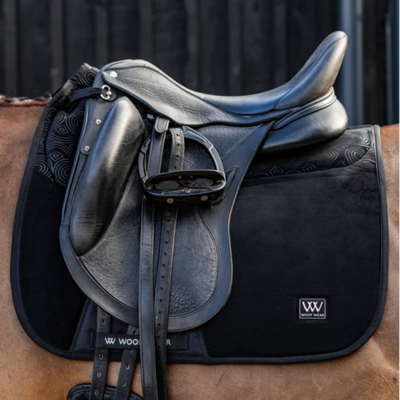 Woof Wear Elite Comfort Plus Dressage Saddle Pad - Black-1