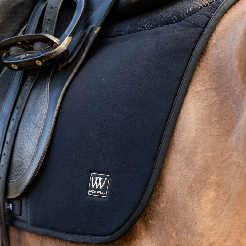 Woof Wear Elite Comfort Plus Dressage Saddle Pad - Black-2