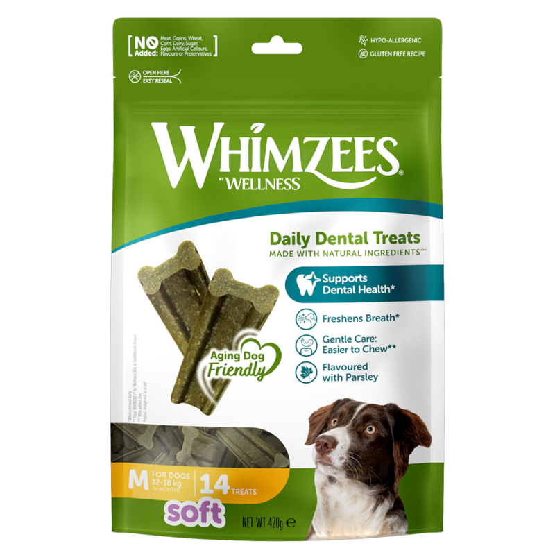 Whimzees Soft - Medium x 14 Treat Pack