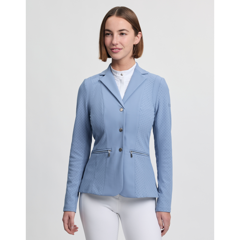 LeMieux Ladies Jessica Mesh Show Jacket - Powder Blue-1