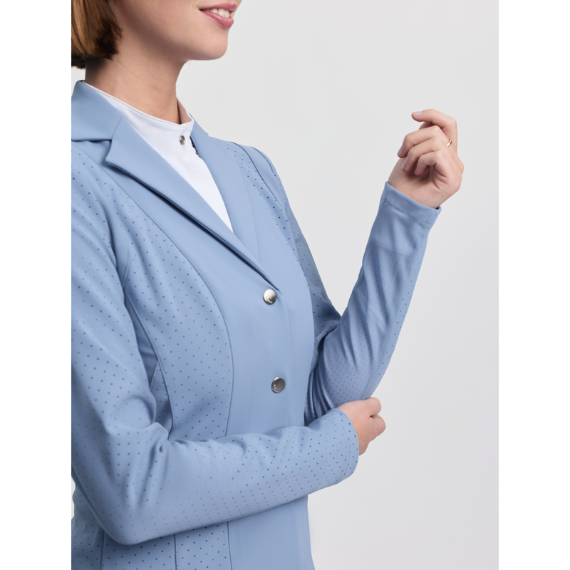 LeMieux Ladies Jessica Mesh Show Jacket - Powder Blue-6