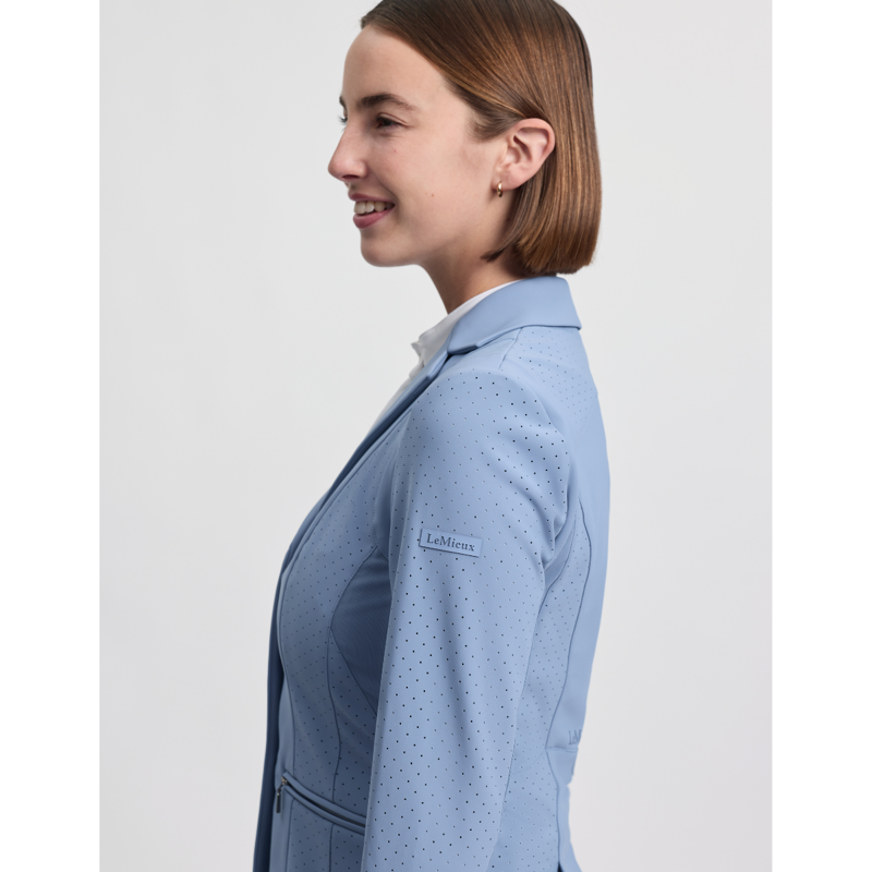 LeMieux Ladies Jessica Mesh Show Jacket - Powder Blue-4
