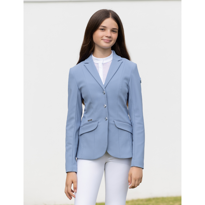 LeMieux Young Rider Kennedy Show Jacket - Powder Blue-7