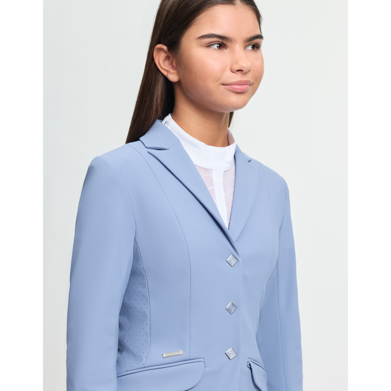 LeMieux Young Rider Kennedy Show Jacket - Powder Blue-3