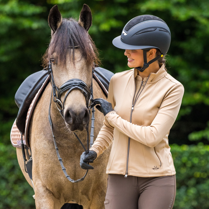 HV Polo Ladies Jay Tech Cardigan - Navy-1