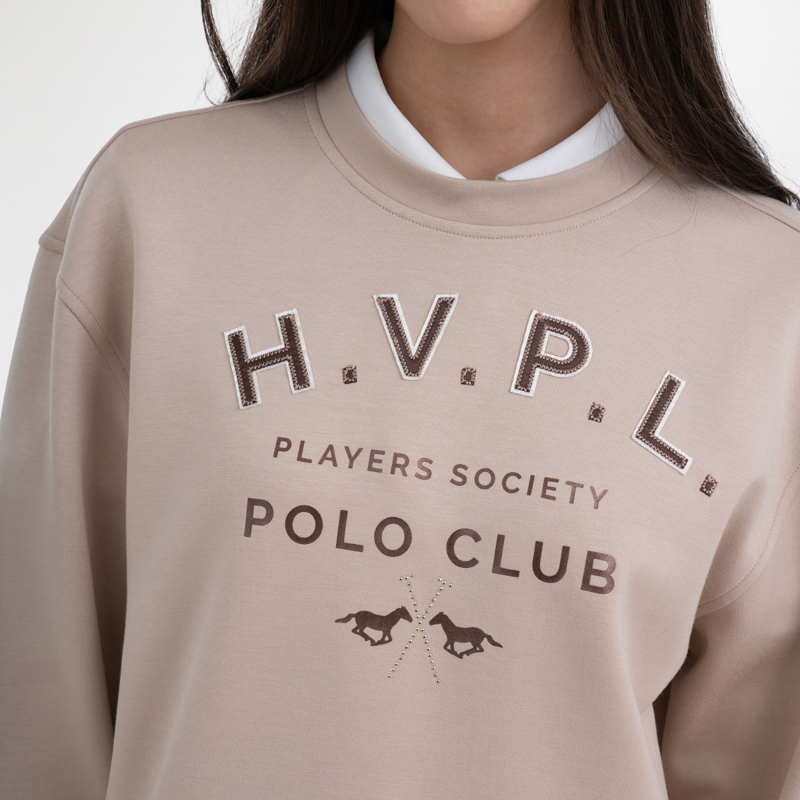 HV Polo Ladies Janice Sweater - Champagne-3
